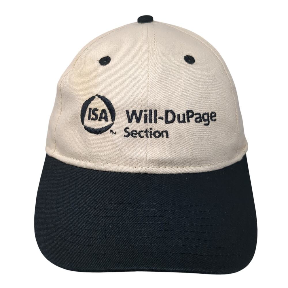 ISA Will-DuPage Section Strapback Baseball Cap Beige One Size Imagen Brands